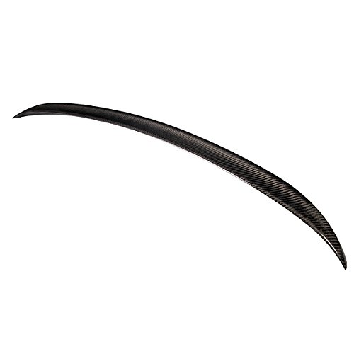 IKON MOTORSPORTS Real Carbon Fiber Trunk Spoiler Wing for 2003-2011 Mercedes-Benz SL-Class R230 | A-Type Rear Boot Spoiler | Enhances Aerodynamics & Style | Perfect for Car Enthusiasts & Performance Upgrades
