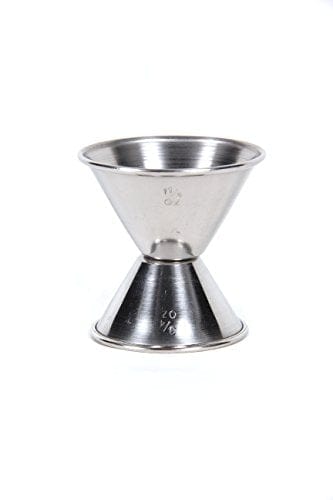Premium Stainless Steel Cocktail Jigger Set of 4 - CucinaPrime Professional Bartender Measuring Tools for Mixing Perfect Martinis, Margaritas & Cocktails at Home Bars or Parties