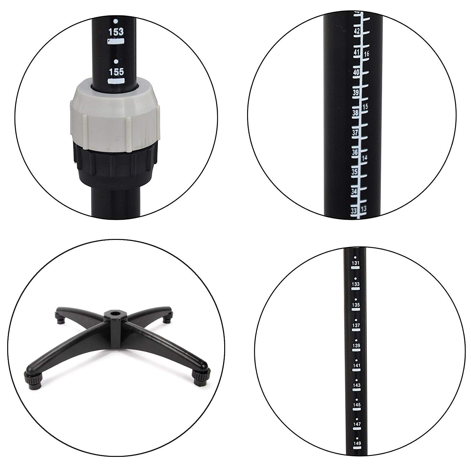 BHD BEAUTY Blue 13-Dial Adjustable Dress Form Mannequin for Sewing - Female Body Torso with Tripod Stand, Up to 70