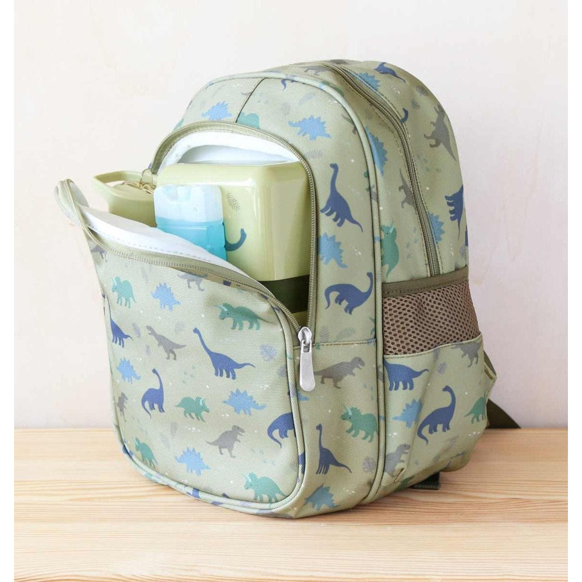 Dinosaur Backpack for Kids - Cute & Durable School Bag by A Little Lovely Company | Perfect for School, Travel & Daycare