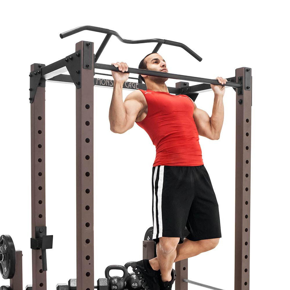 Monster Cage Power Rack STB 98005 - Heavy Duty Steel Body Home Gym Equipment for Weightlifting & Strength Training | Perfect for Garage & Home Workouts