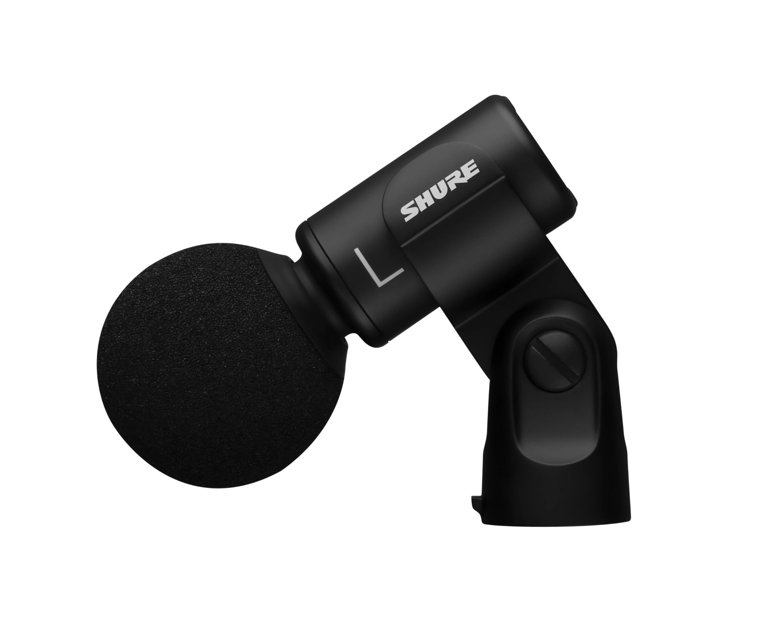Shure MV88+ Stereo USB Condenser Microphone for Streaming, Recording Vocals & Instruments - Compatible with Mac & Windows, Real-Time Headphone Monitoring, Portable Design - Perfect for Podcasting, Gaming, Music Production & Travel (Black)