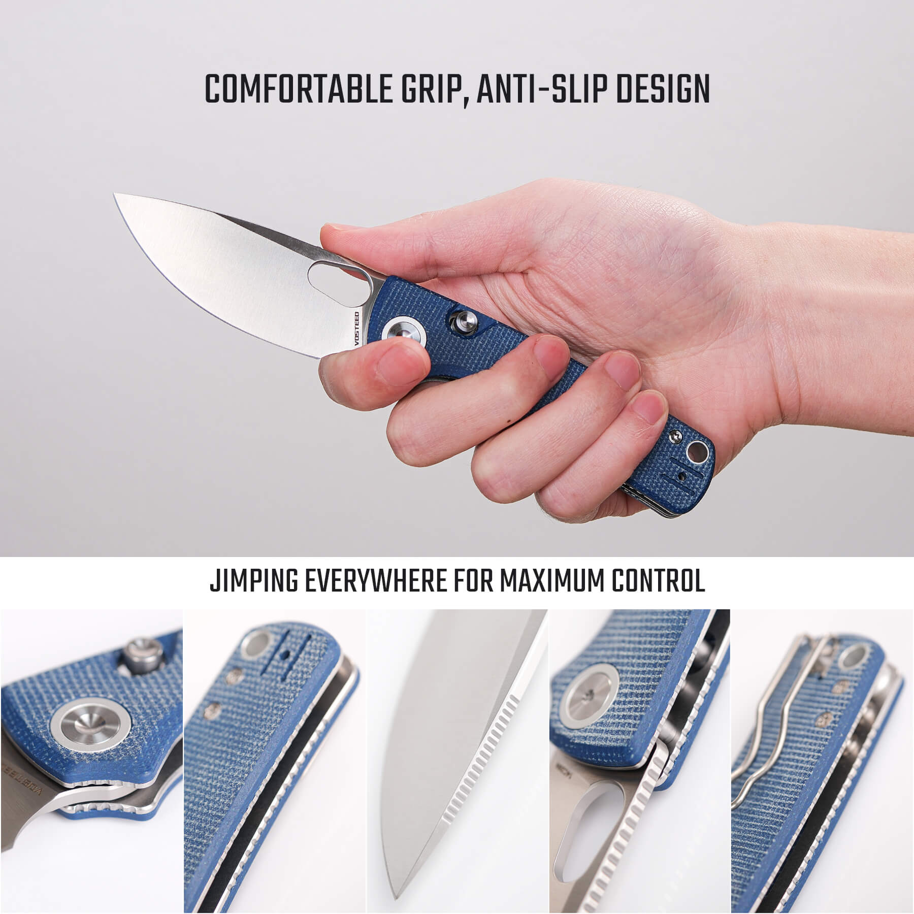 Porcupine Top Liner Lock Folding Knife - 2.99