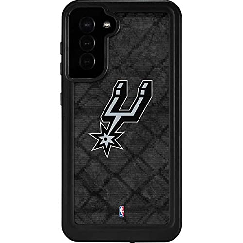 Official NBA San Antonio Spurs Dark Rust Waterproof Case for Samsung Galaxy S21 Plus 5G - Durable Protection for Sports, Outdoor & Daily Use