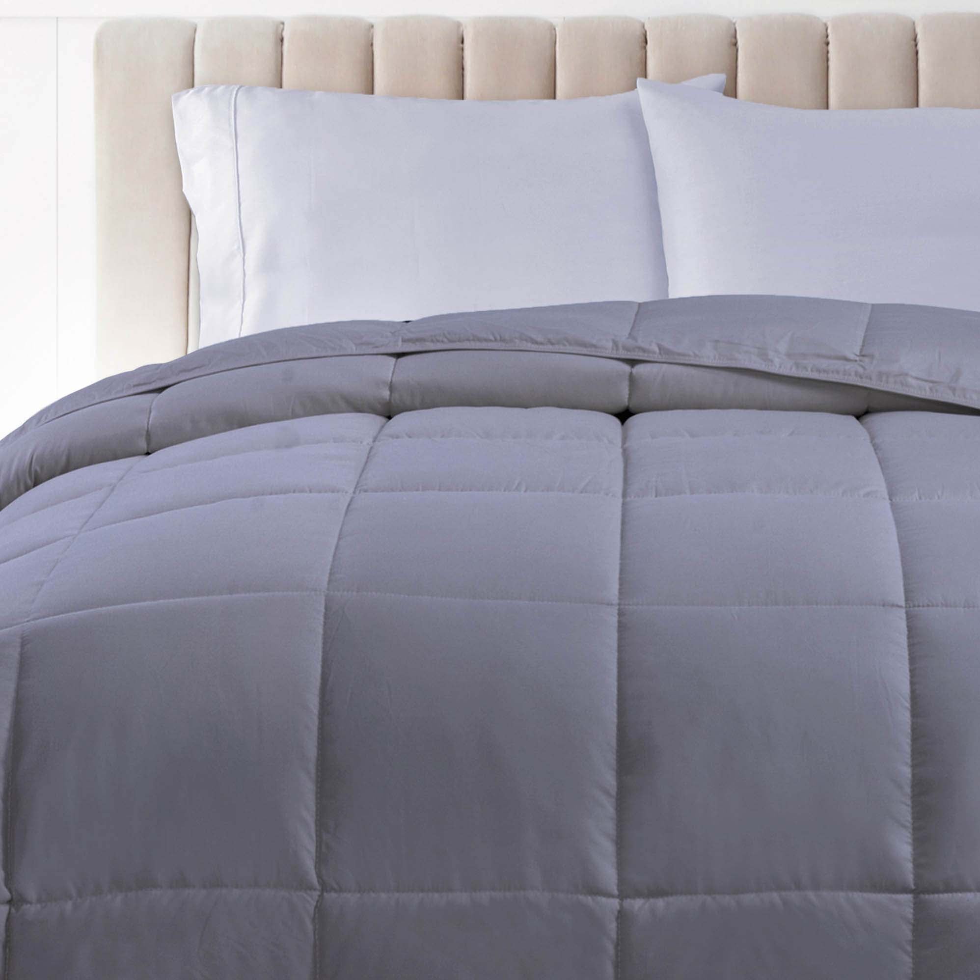 All-Season Reversible Down Alternative Comforter - Lightweight & Hypoallergenic Bedding for Year-Round Comfort - Perfect for Master Bedroom, Guest Room & Dorm Use
