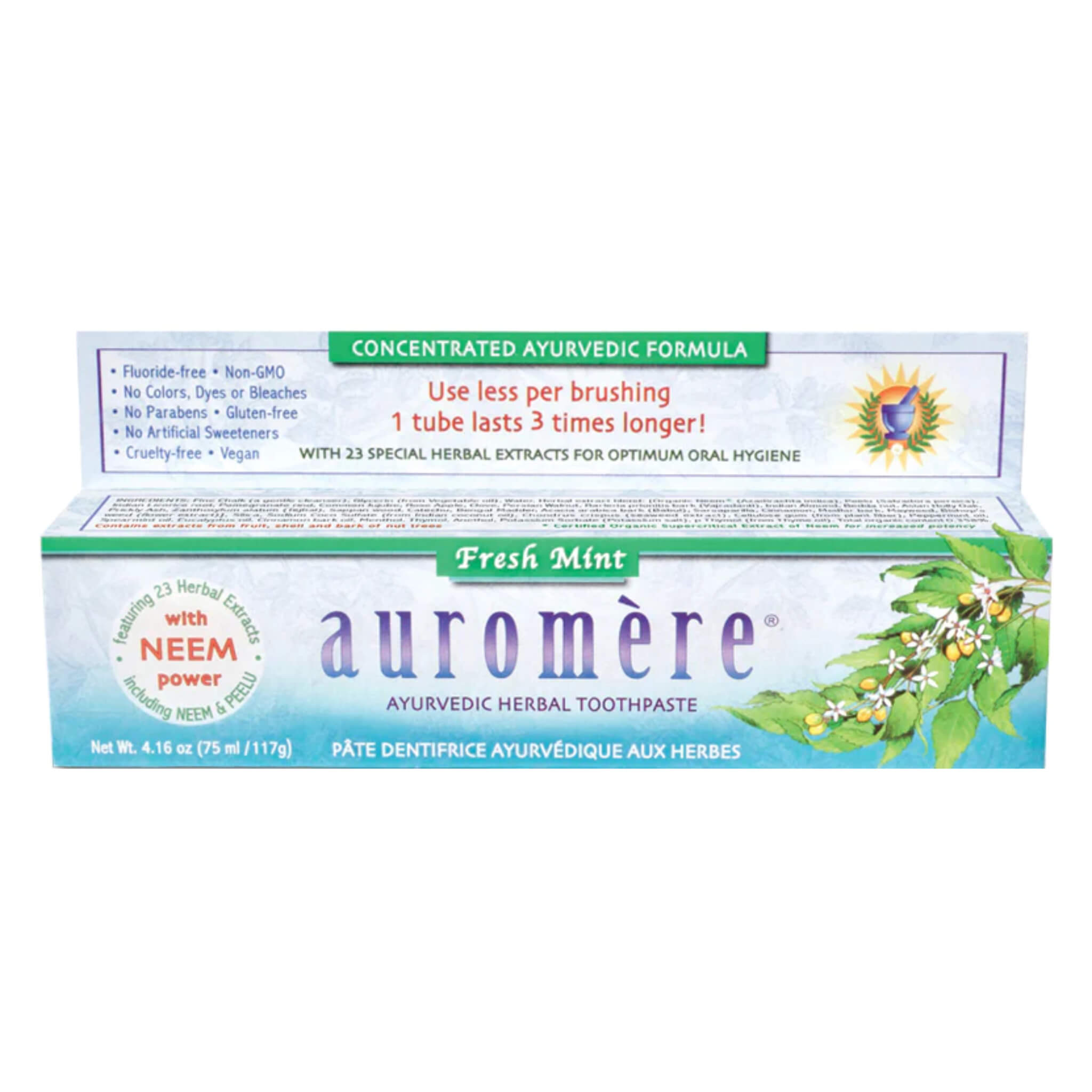 Freshmint Toothpaste for Sensitive Teeth - Natural Whitening & Cavity Protection - Minty Fresh Breath for Daily Oral Care - Ideal for Home, Travel & Office Use