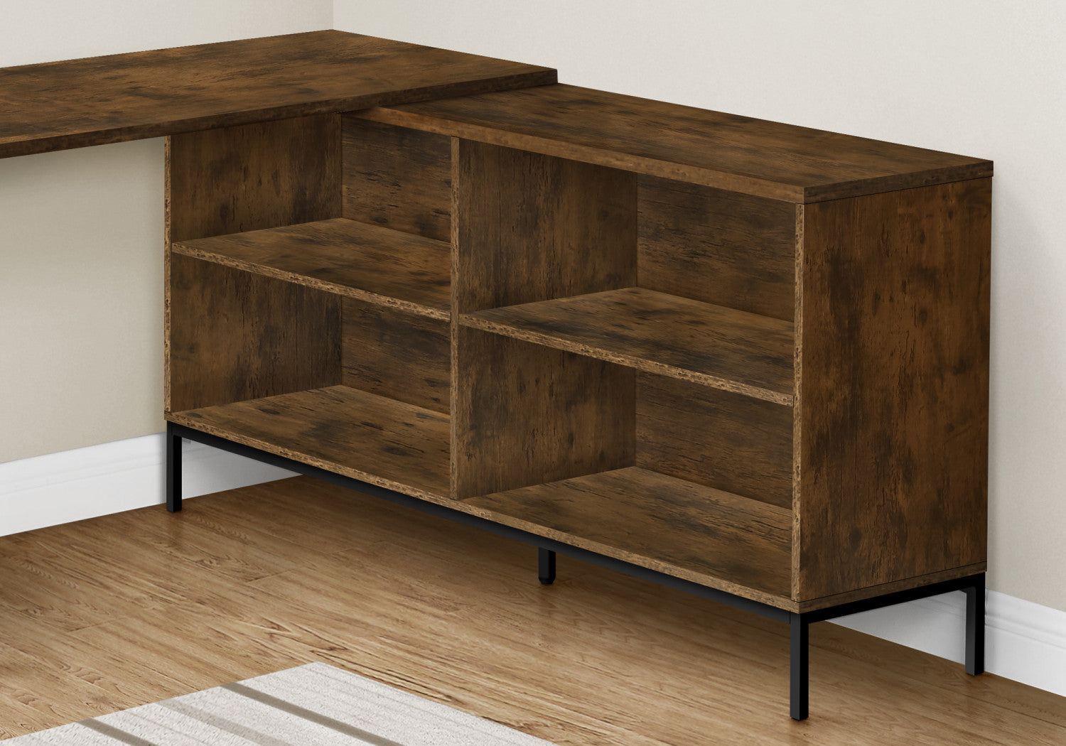 Dova Desk - Premium Brown Wooden Office Desk for Home & Workspace | Stylish & Durable Writing Table for Study, Remote Work & Small Spaces