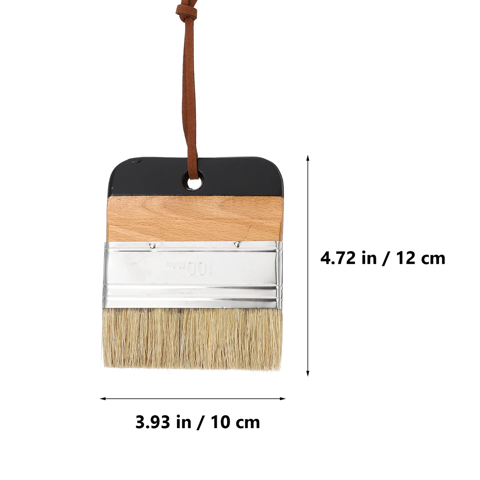 Wood Handle Paint Brush for Oil, Wax & Glue - Home Decor & Art Projects
