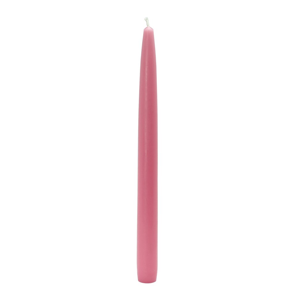 144-Piece 10-Inch Pink Taper Candles for Weddings, Parties, and Romantic Dinners – CEZ-024_12