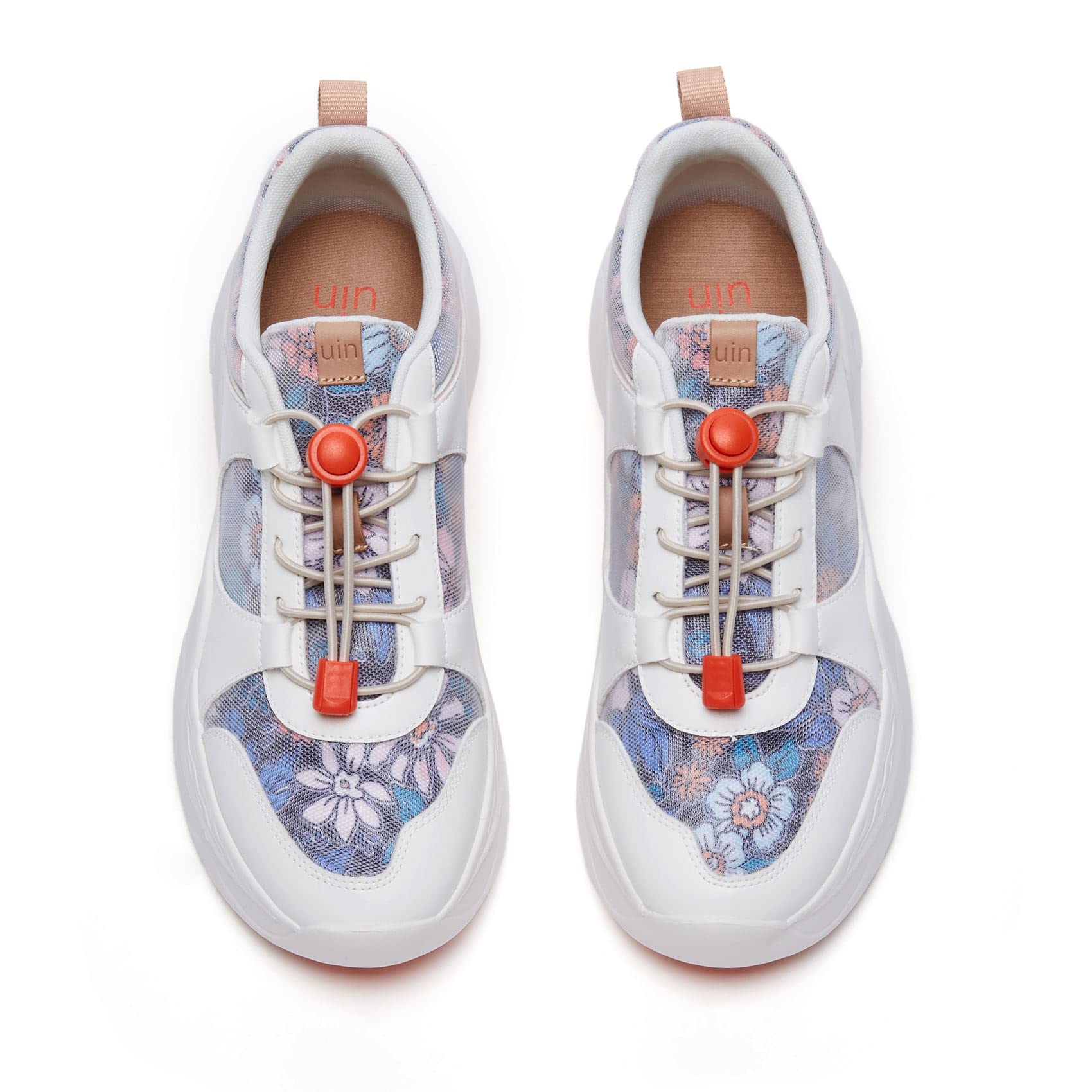 UIN Women's Chunky Fashion Sneakers - Comfortable Walking Shoes for Women, Casual Art Painted Dad Shoes, Non-Slip Travel Sneakers (Size 5) - Perfect for Daily Wear, Travel & Street Style