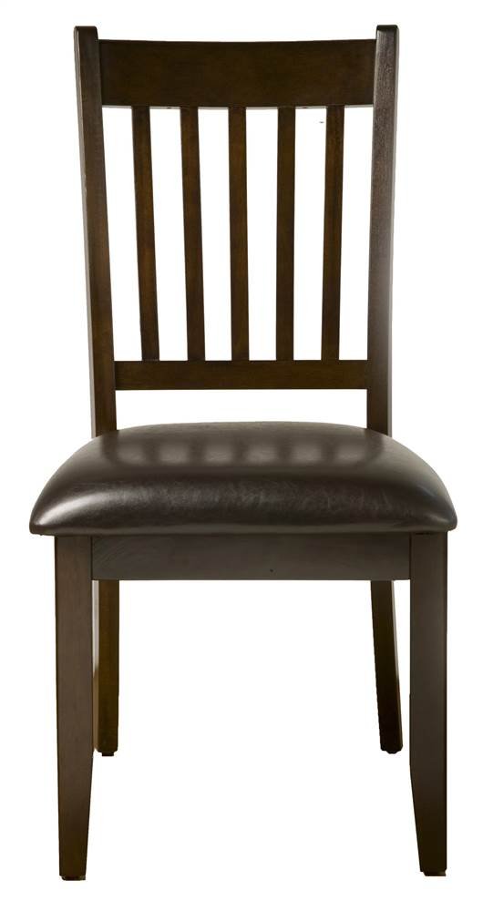 Alpine Furniture Capitola Set of 2 Wooden Side Dining Chairs in Espresso - Perfect for Kitchen, Dining Room, and Outdoor Patio Seating