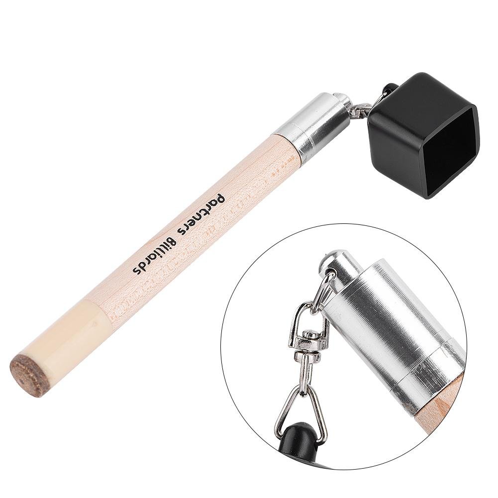 2 in 1 Portable Pocket Chalk Holder & Cue Tip Pricker Tool for Billiards, Snooker, Pool - Compact Chalk Cover with Splint Pricker for Easy Cue Maintenance | Perfect for Bar Games, Home Pool Tables & Professional Use