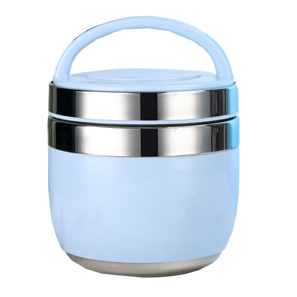 Premium Insulated Lunch Box for Adults & Students - Leakproof Thermal Food Container with Double Layer Insulation & Comfort Handle - Reusable Hot Cold Lunch Bag for School, Office, Picnics, Travel, Hiking & Camping - Keep Meals Fresh for Work, Gym or Outdoor Adventures - Ideal for Meal Prep, Daily Commute, Beach Trips and Road Trips