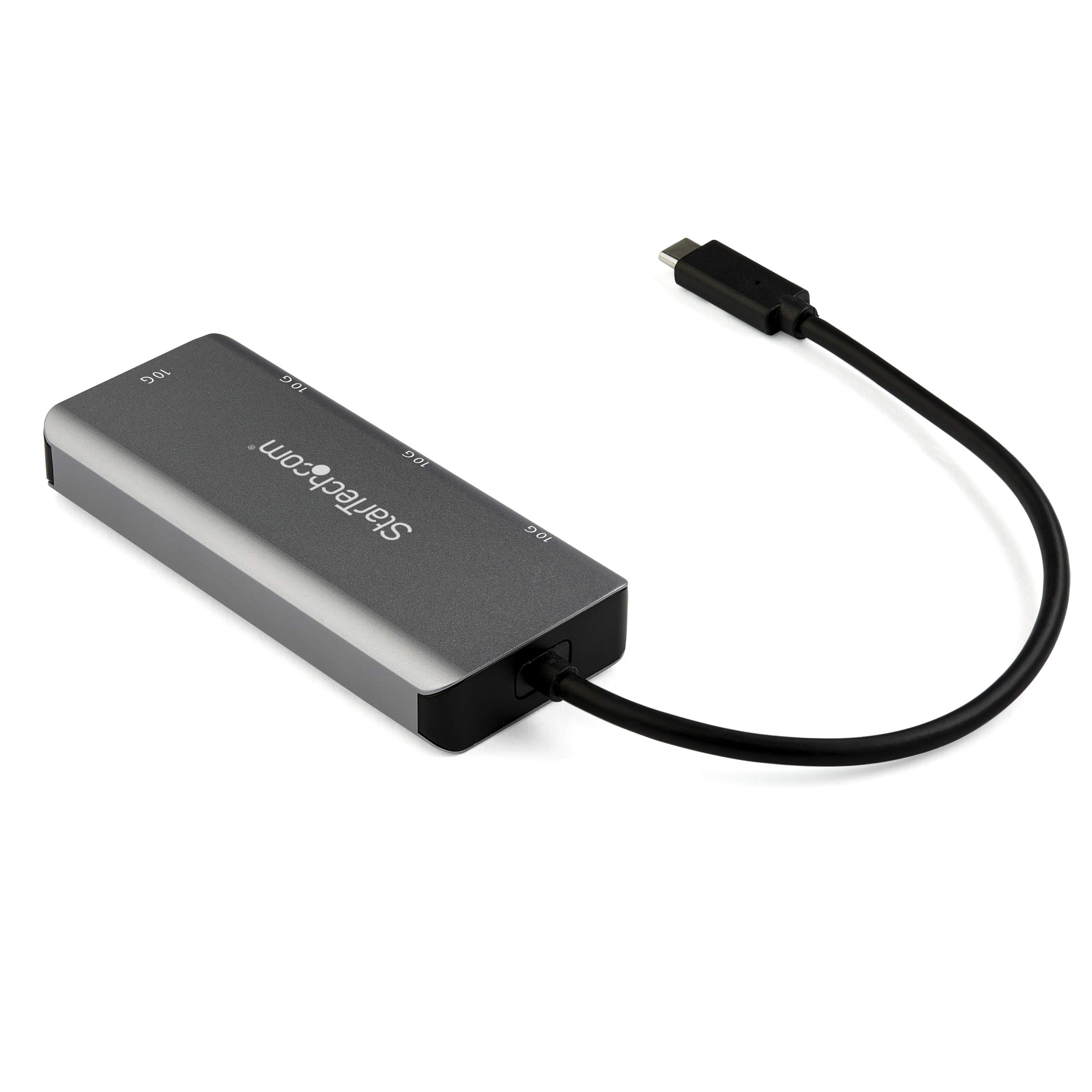 StarTech.com 4-Port USB C Hub with 2x USB-A & 2x USB-C Ports - 10Gbps SuperSpeed USB 3.2 Gen 2 Hub - Compact Aluminum USB-C Adapter for Laptop, MacBook, iPad Pro - Includes 9.8