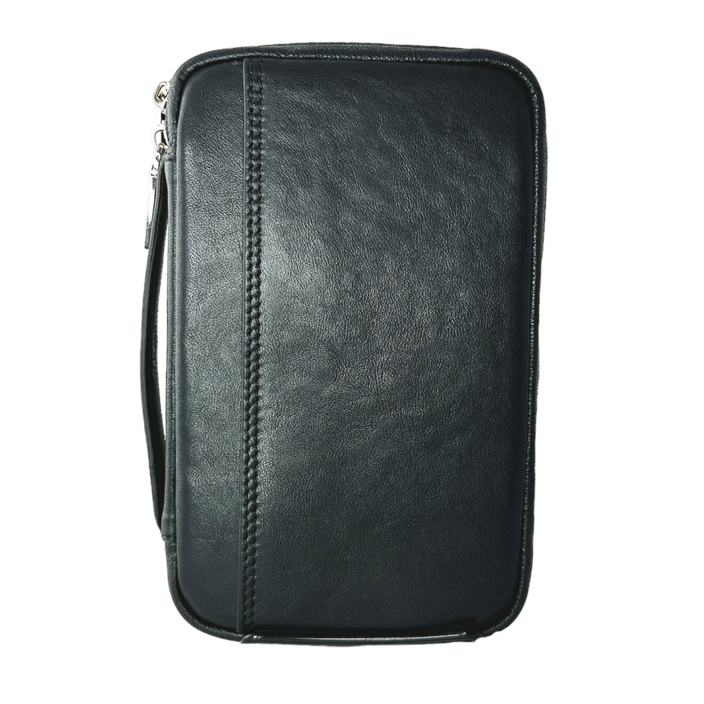 Premium Visol Peter James Leather Cigar Case - Black Travel Humidor for Cigars | Perfect for Business Trips, Gifts & Outdoor Adventures