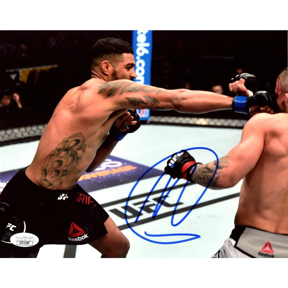 Max Griffin Hand Signed 8x10 Photo - UFC Fighter Autograph with JSA COA - Collectible Memorabilia for Sports Fans and MMA Enthusiasts - Perfect for Display in Home, Office, or Man Cave