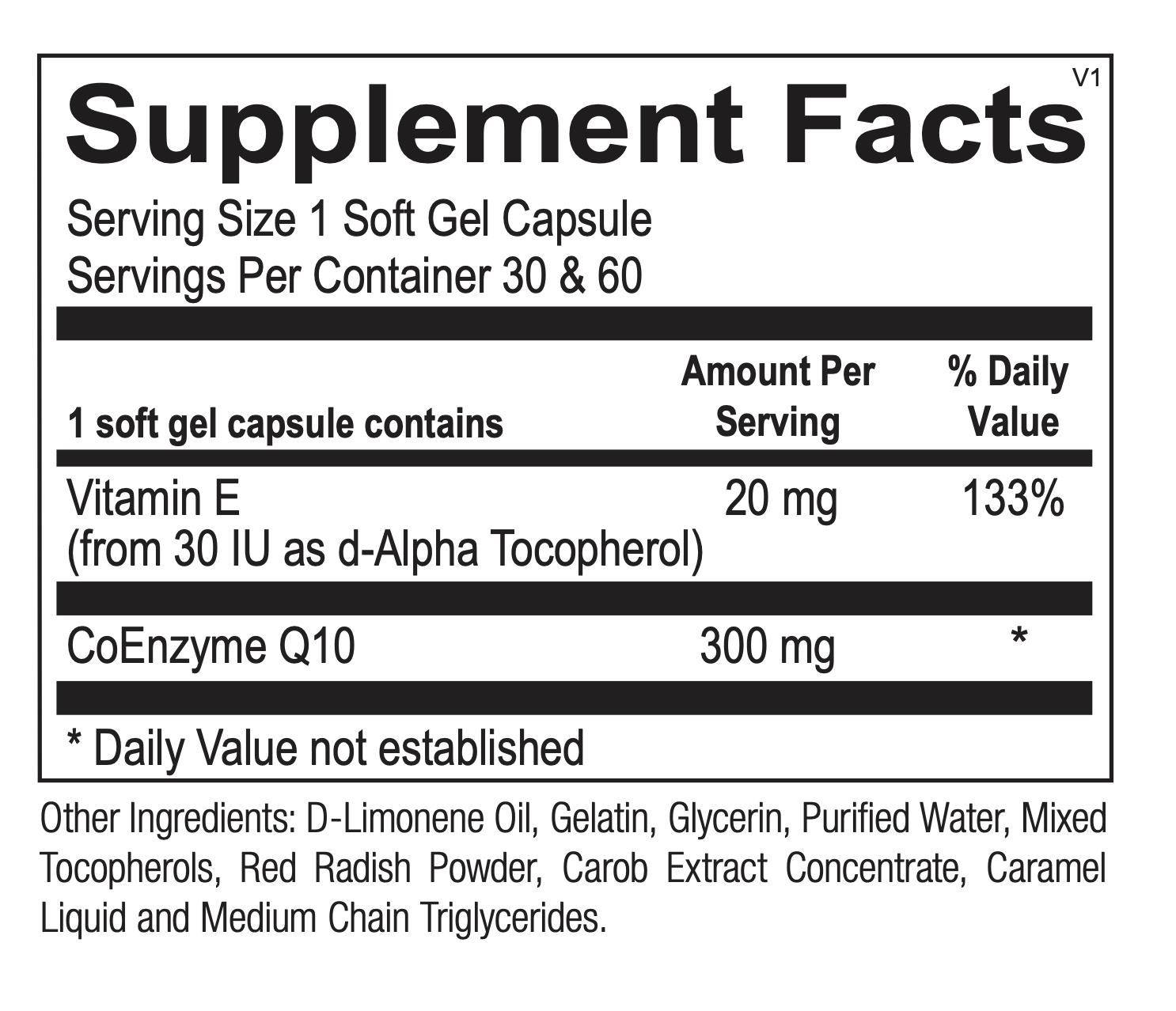 CoQ10 300mg Softgels - 30 Count | Heart Health & Energy Support Supplement | Supports Cardiovascular Function & Cellular Energy for Active Lifestyles