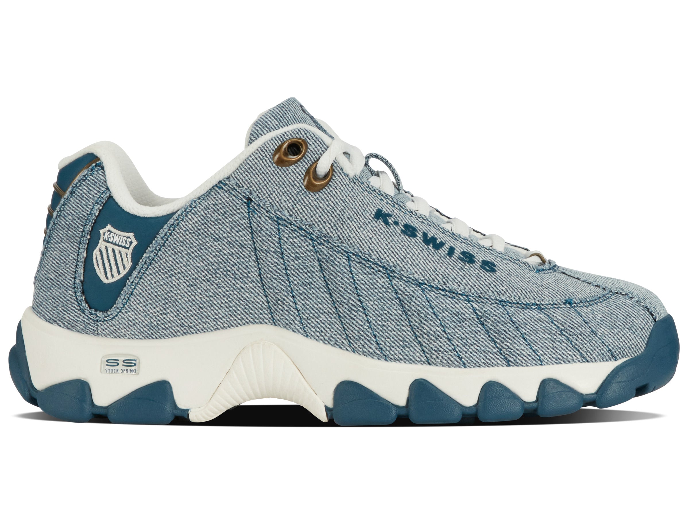 ST329 CMF T Sneakers - 94310 123 M | Star White/Legion Blue/Denim Colorway | Running, Gym & Casual Wear Shoes