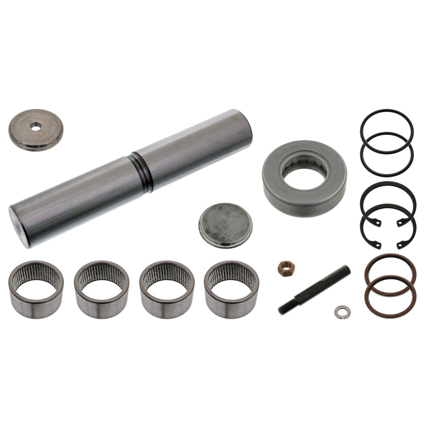 Febi Bilstein 08520 King Pin Set with Thrust Bearing - Single Set (Pack of 1) | Heavy-Duty Suspension Replacement for Trucks & Trailers | Perfect for Off-Road & Towing Applications