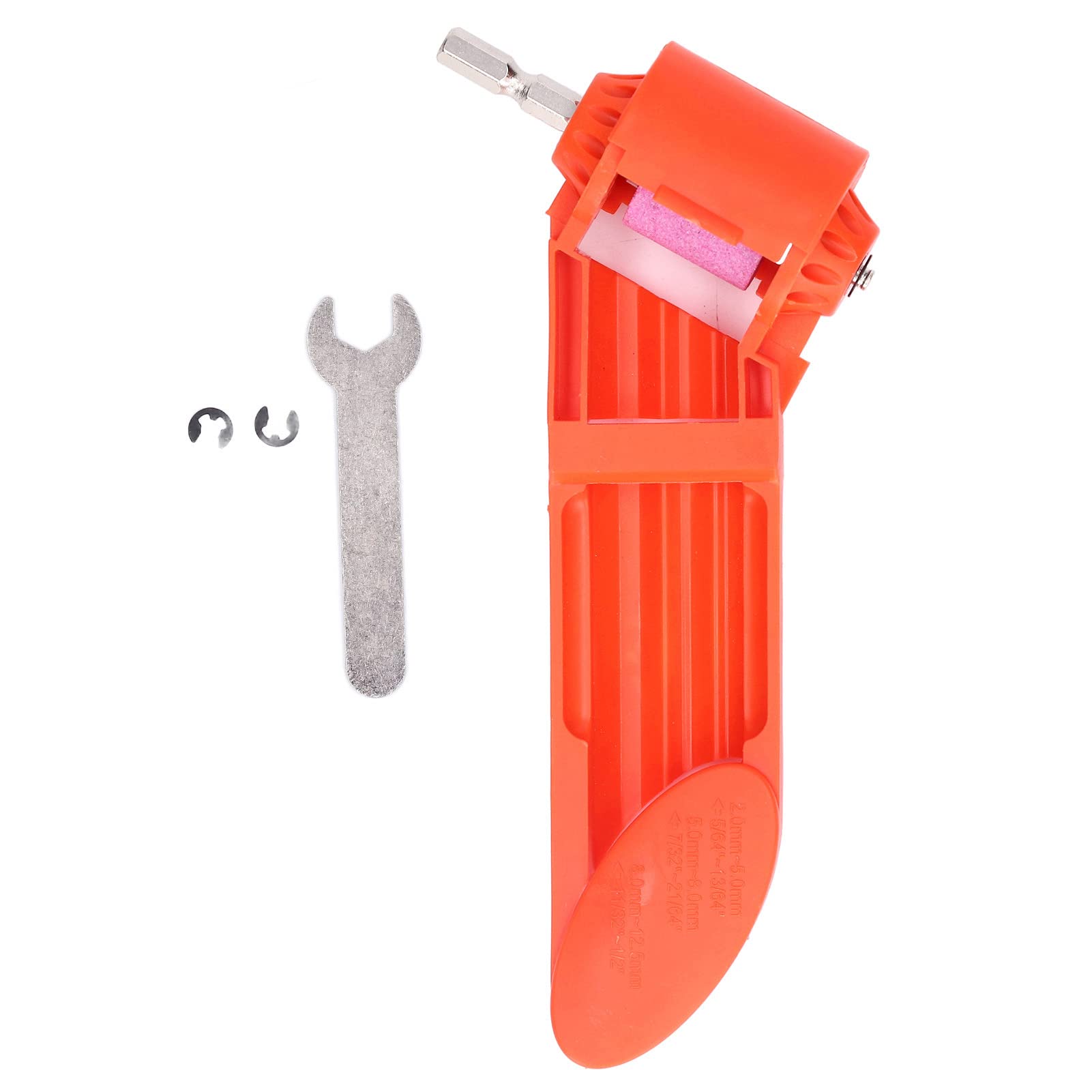 FTVOGUE Portable Corundum Drill Bit Sharpener - ABS Grinding Wheel for Power Tools & Grinders | Perfect for DIY, Woodworking & Metalworking Projects
