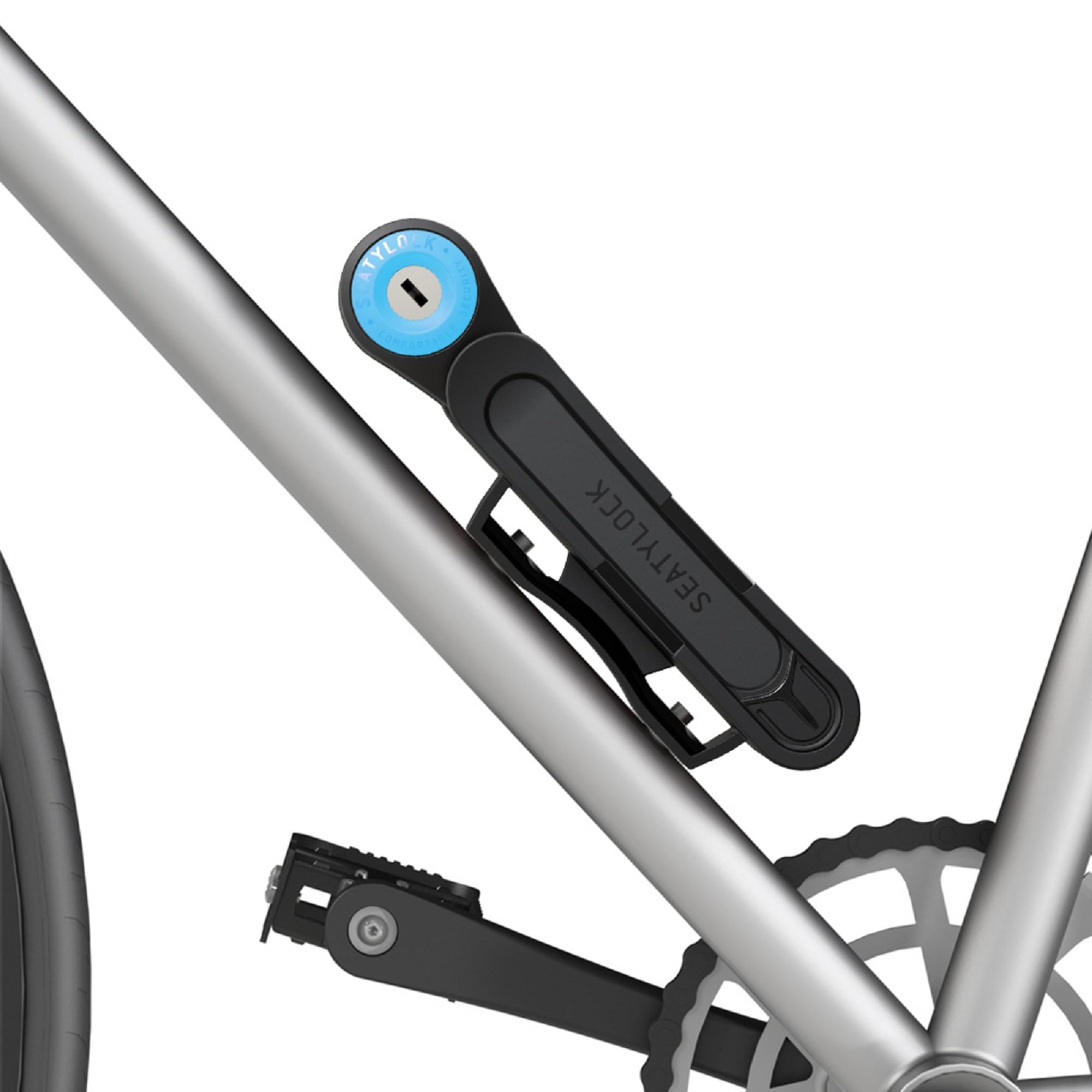 Seatylock FoldyLock Compact Folding Bike Lock - Lightweight High Security Bicycle Lock with Keys & Case - Heavy Duty Anti-Theft Protection for Bikes, Scooters & E-Bikes - Perfect for Urban Commuting, Campus Security & Outdoor Adventures
