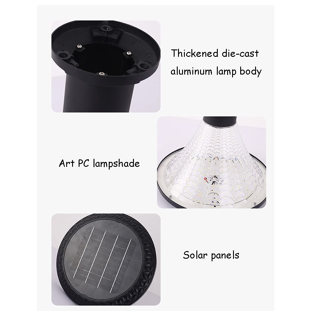 Solar Powered Outdoor Post Lights - Waterproof LED Deck & Garden Pillar Lighting for Fence, Wood Columns & Pathways | Perfect for Patio, Yard & Landscape Decoration at Night