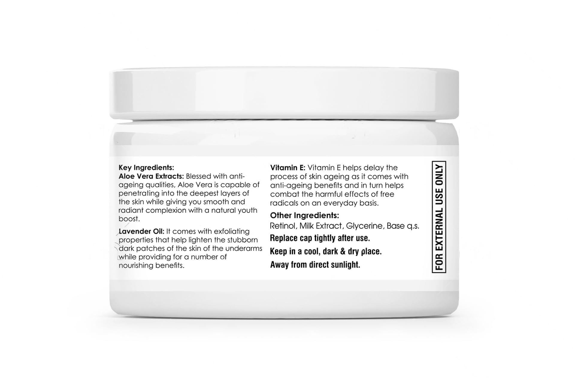 Mint & Ocean Underarm Whitening Cream with Retinol & Milk Extracts - Dark Underarm Brightening Treatment - 50g x 2 Pack - Glycerin Formula for Smooth Skin | Perfect for Summer Dresses & Special Occasions