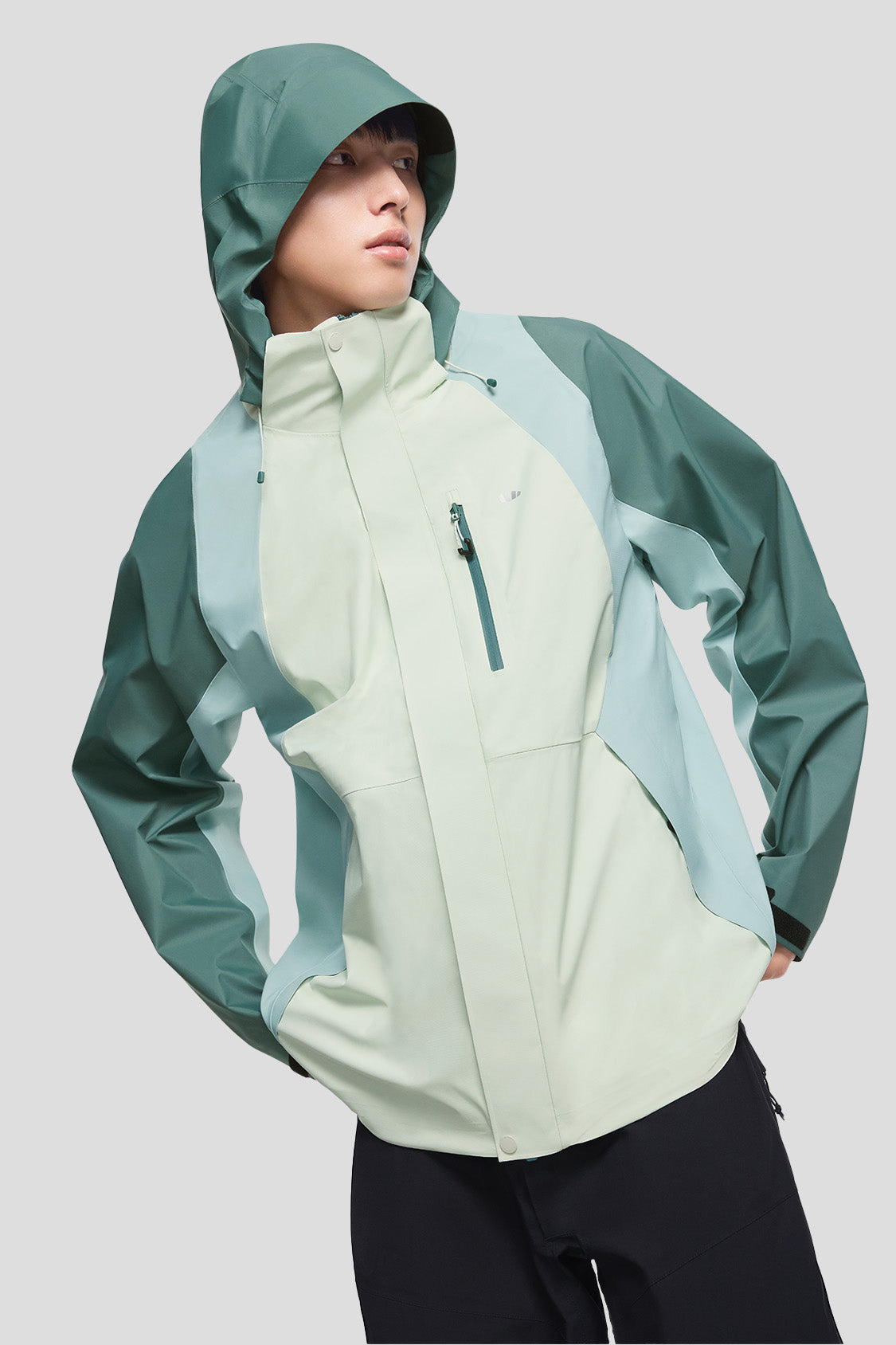 ArcticFlex Men's 3-in-1 Detachable Hood Jacket - Waterproof Windproof Winter Coat for Outdoor Hiking, Camping & Travel