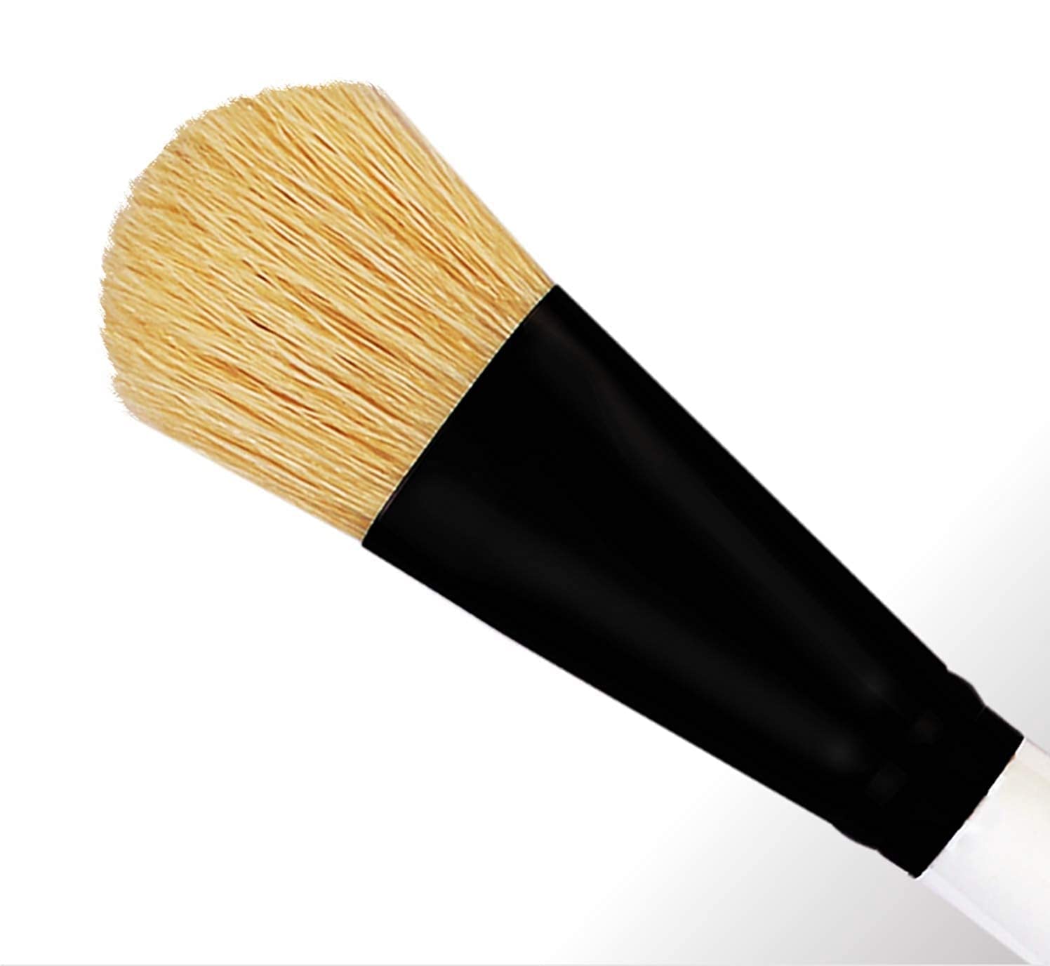 ADORN Face Pack Brush Set of 4 - Natural Bristle Makeup Brush for Smooth Foundation & Powder Application - Perfect for Daily Makeup, Salon & Travel Use