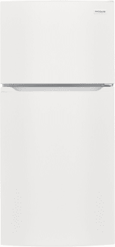 Frigidaire FFHT1425VW 13.9 Cu. Ft. Top Freezer Refrigerator - Energy Efficient White Kitchen Appliance for Home, Apartment & Office Use
