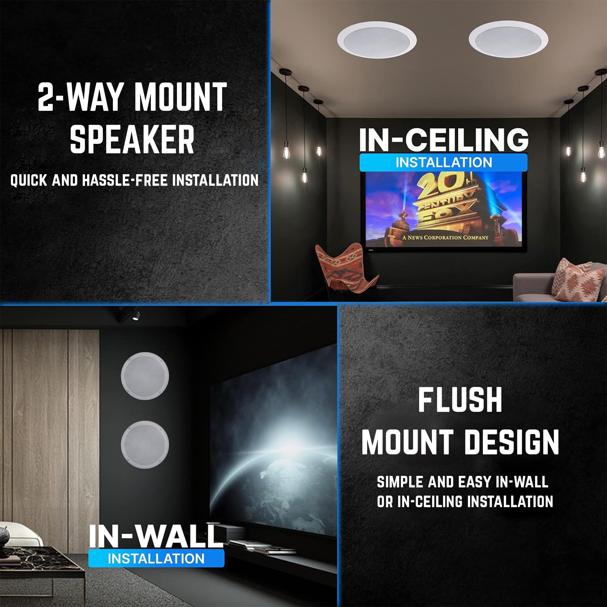Technical Pro 2000W Bluetooth Home Theater System with 6x 5.25