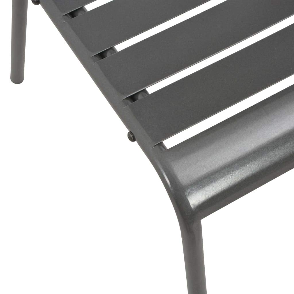 7-Piece Outdoor Bistro Table Set - Rust & Weather Resistant Patio Furniture for Garden, Deck, Poolside & Backyard Dining