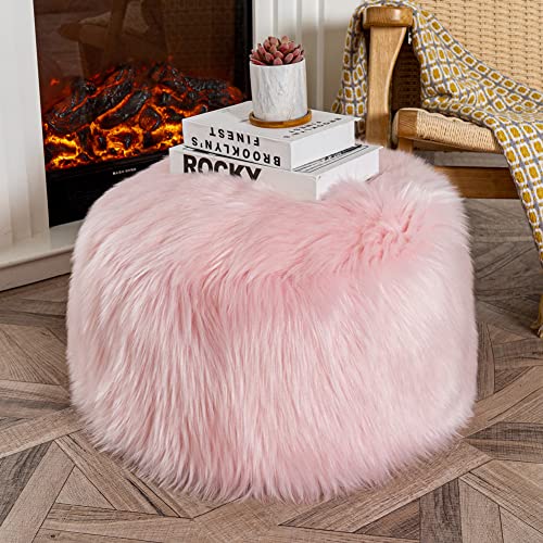 Pink Pouf Cover No Filler