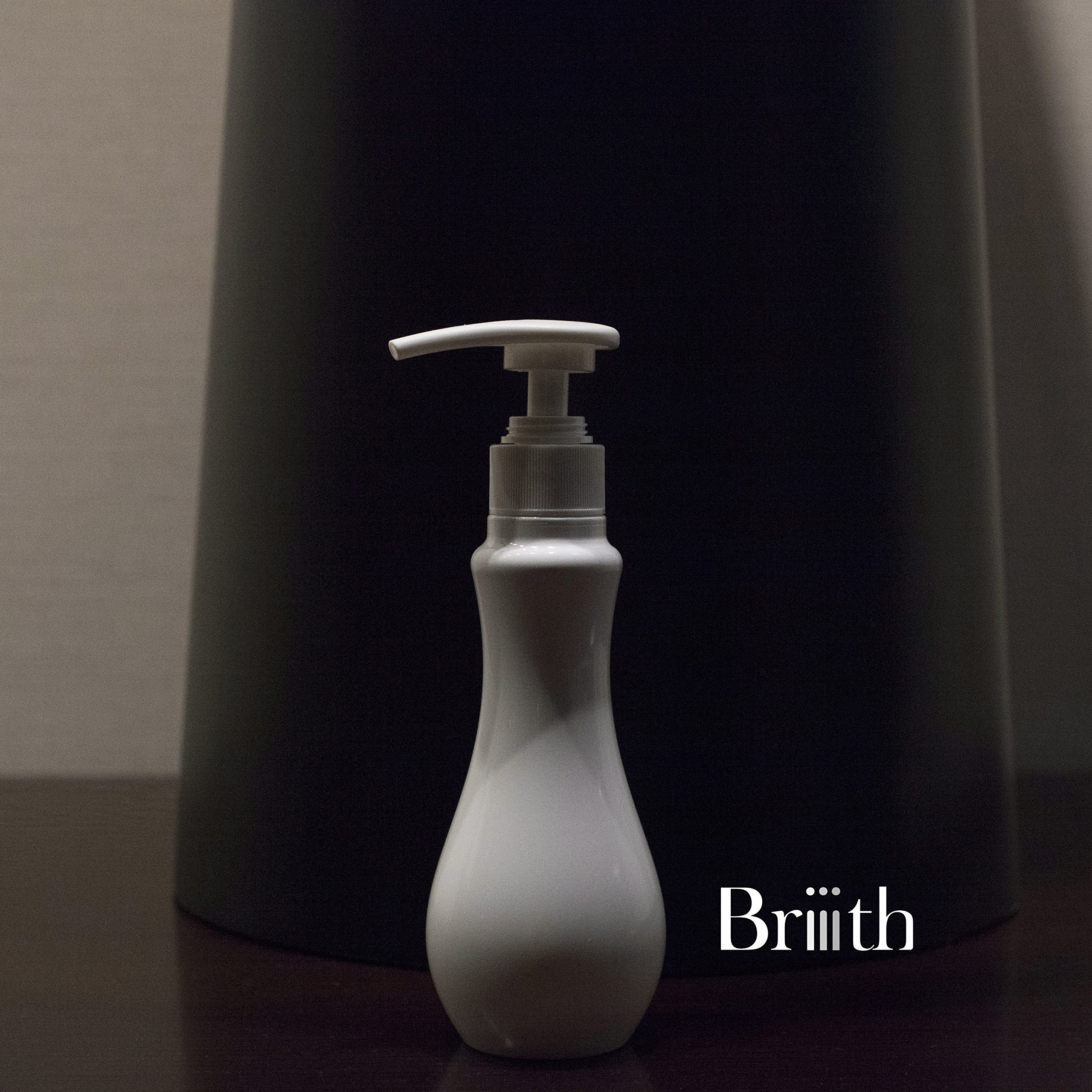 Briiith White Ocean Soap Pump - Elegant Bathroom Dispenser for Liquid Soap, Hand Wash & Lotion | Perfect for Kitchen, Bathroom & Guest Room Decor