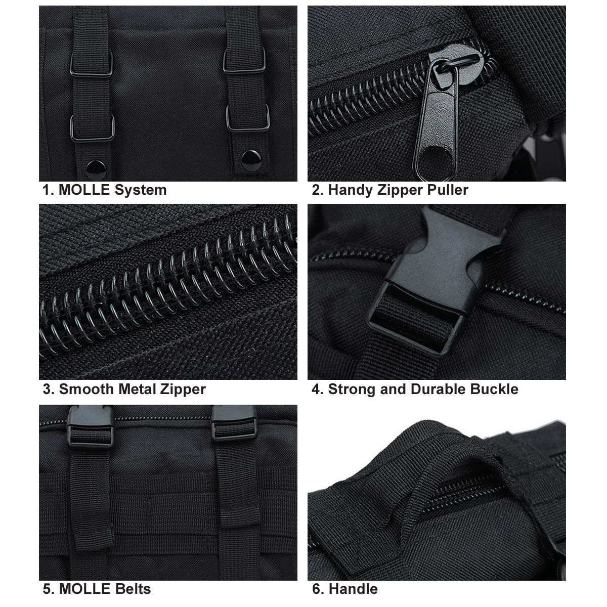 BraveHawk OUTDOORS Bike Handlebar Bag - Waterproof 900D Nylon Oxford Cycling Pack for Bicycle Accessories, Multi-Purpose Waist Bag (Black) - Perfect for Commuting, Mountain Biking & Outdoor Adventures
