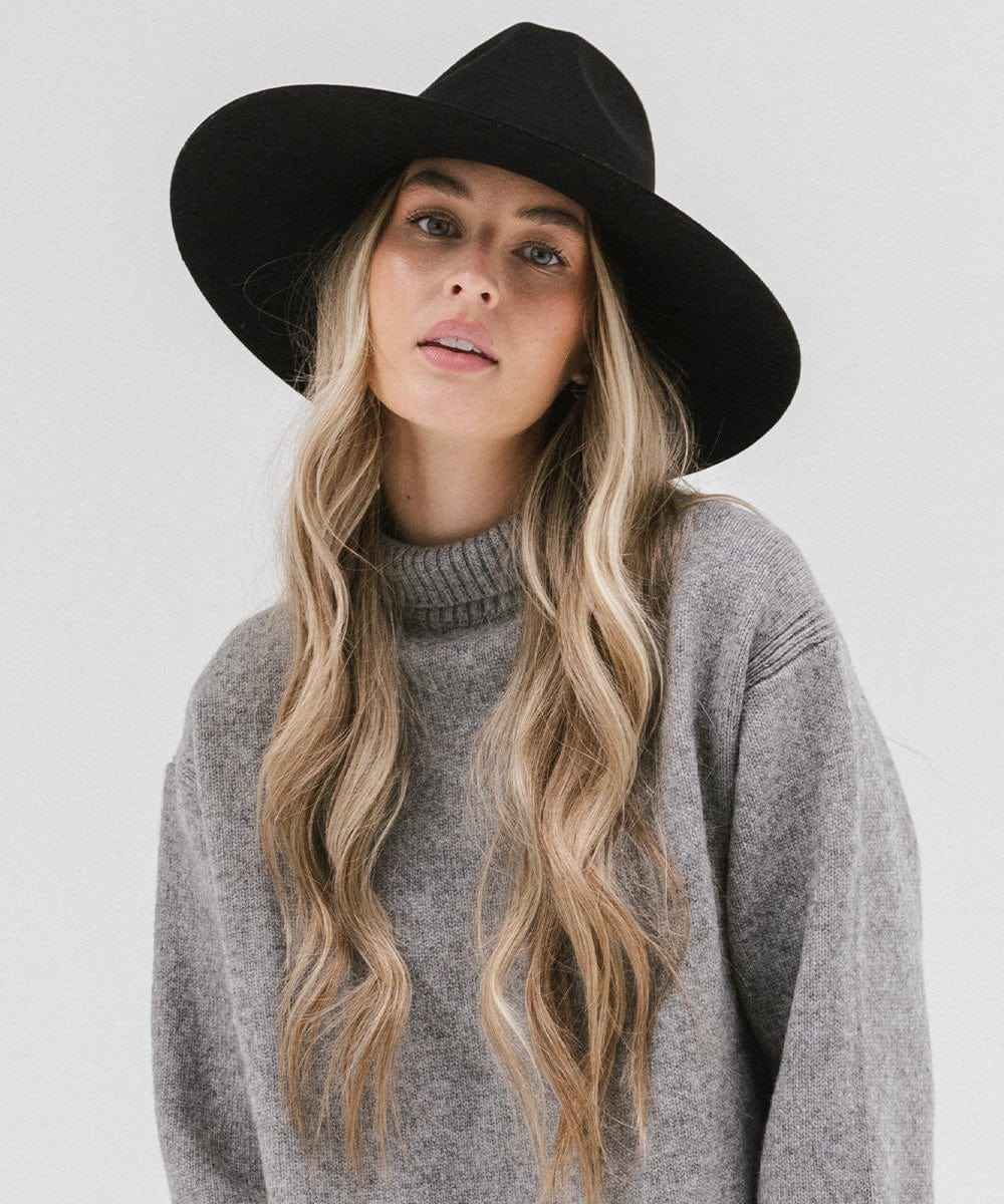 Scottie Wide Brim Fedora Hat for Women & Men - Stylish Sun Hat for Outdoor Activities, Beach, Travel & Summer Fashion