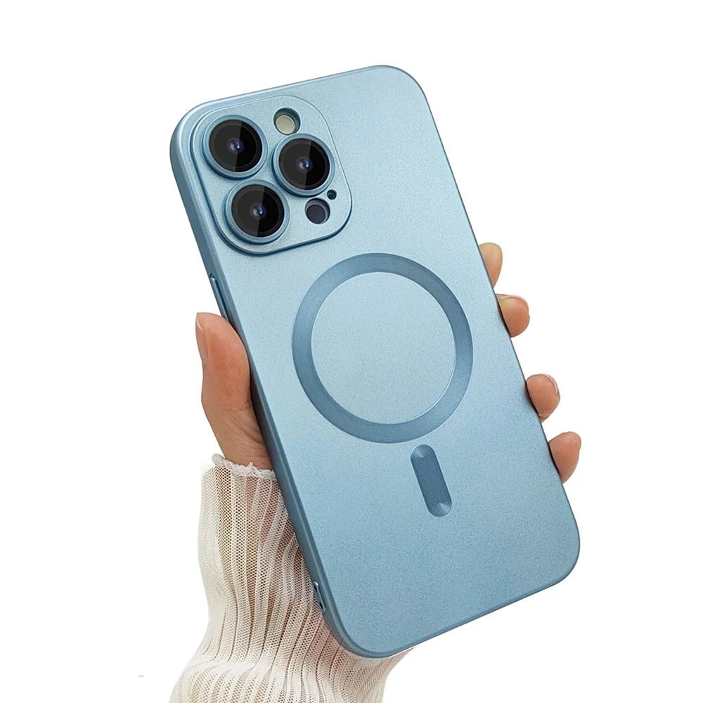 FlexiShield Ultra MagSafe iPhone Case - Shockproof & Anti-Scratch Protective Cover for iPhone 14/13/12 Pro Max - Perfect for Outdoor Activities, Work & Travel