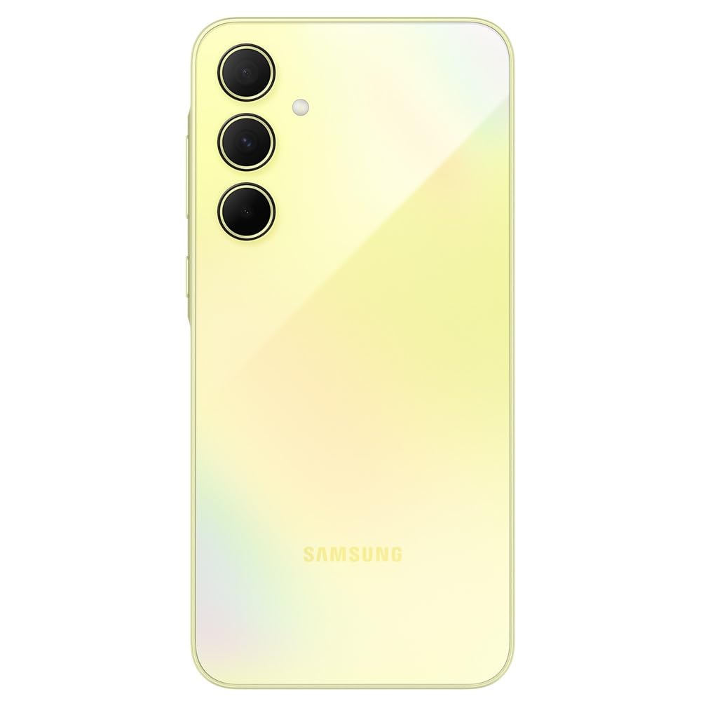 Samsung Galaxy A35 5G 256GB Unlocked Smartphone - Dual SIM GSM Android Phone (US Compatible LTE) - Awesome Lemon Color | Perfect for Travel, Business & Streaming