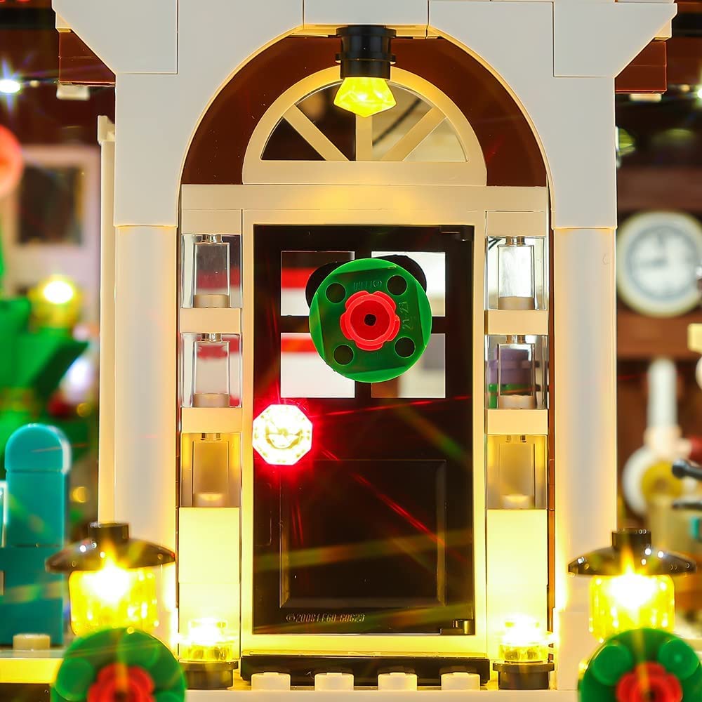 Kyglaring LED Lighting Kit for LEGO 21330 Home Alone Building Set - Compatible with RC Sound Version | DIY Light Up Display for LEGO Models & Holiday Decorations