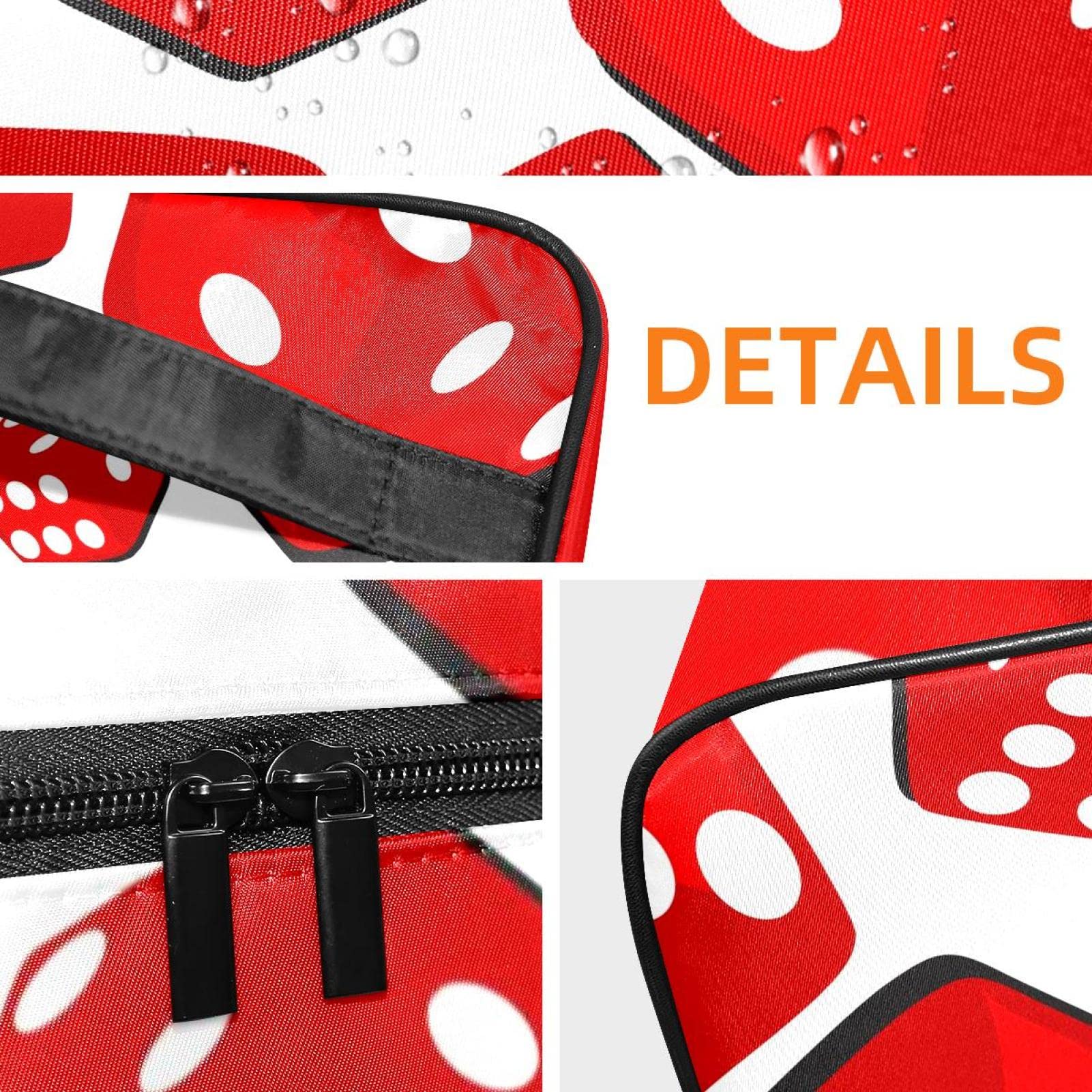 Portable Makeup Bag for Women - Travel Cosmetic Organizer with Zipper | Perfect for Travel & Daily Use