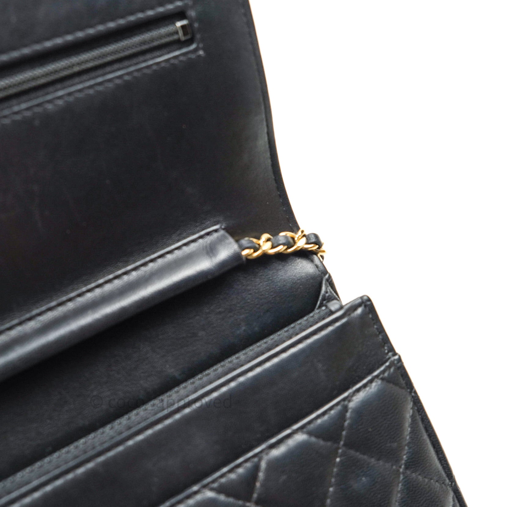 Chanel Boy Wallet on Chain WOC Black Lambskin Gold Hardware - Luxury Crossbody Bag for Women, Perfect for Evening Parties & Daily Use