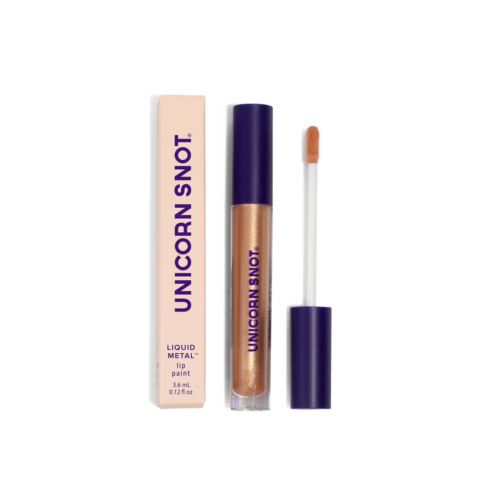 Liquid Metal Lip Paint - Long Lasting Metallic Lipstick in Shade Dune | Bold & Shiny Makeup for Parties, Night Out & Special Occasions