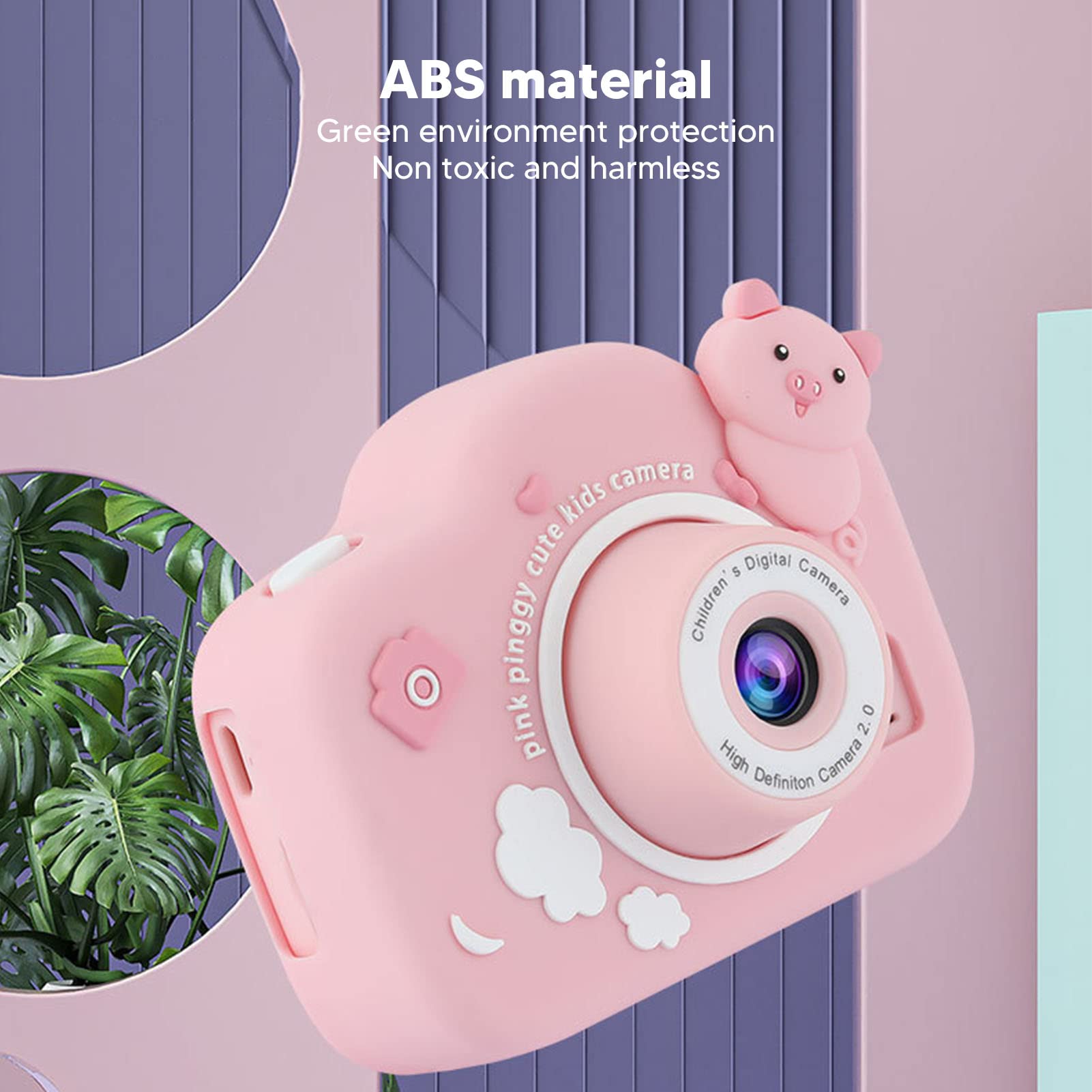 NLDGR Mini Kids Camera - 2.0 Inch HD Screen 2000W Pixels Digital Video Camera for Boys Girls Teens Students | Perfect for Birthday Gifts, Travel Photography & First Camera Experience