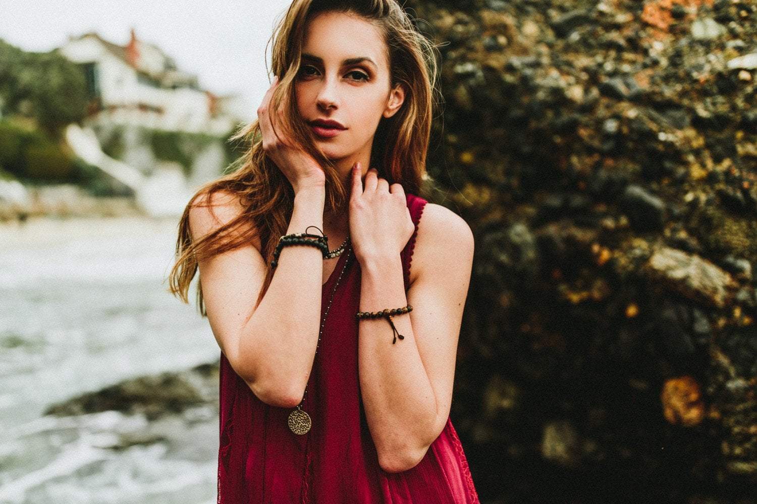 Authentic Tiger Eye Stone Grounding Wrist Mala Bracelet - Yoga Meditation, Stress Relief & Spiritual Protection Jewelry