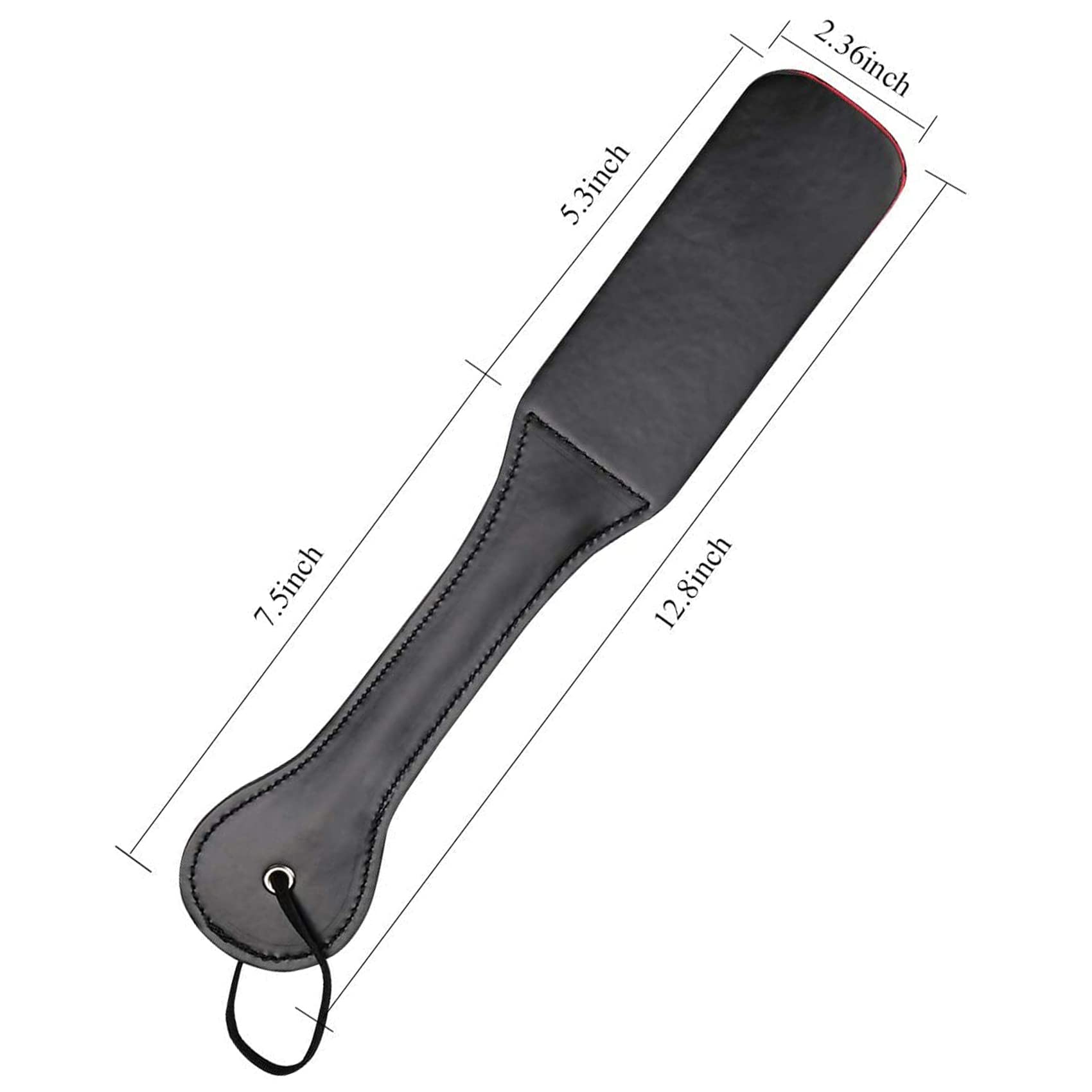12.8 Inch Faux Leather Spanking Paddle for BDSM & Adult Play - Sexy Lips Design for Couples & Sensual Exploration - Perfect for Roleplay, Foreplay & Intimate Bonding