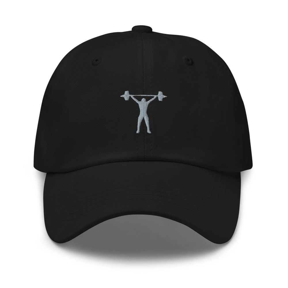 Premium Embroidered Unisex Weightlifting Baseball Cap - Gym & Workout Hat for Men & Women - Perfect Weight Lifting Gift for Fitness Enthusiasts - Ideal for Gym, CrossFit & Powerlifting Training
