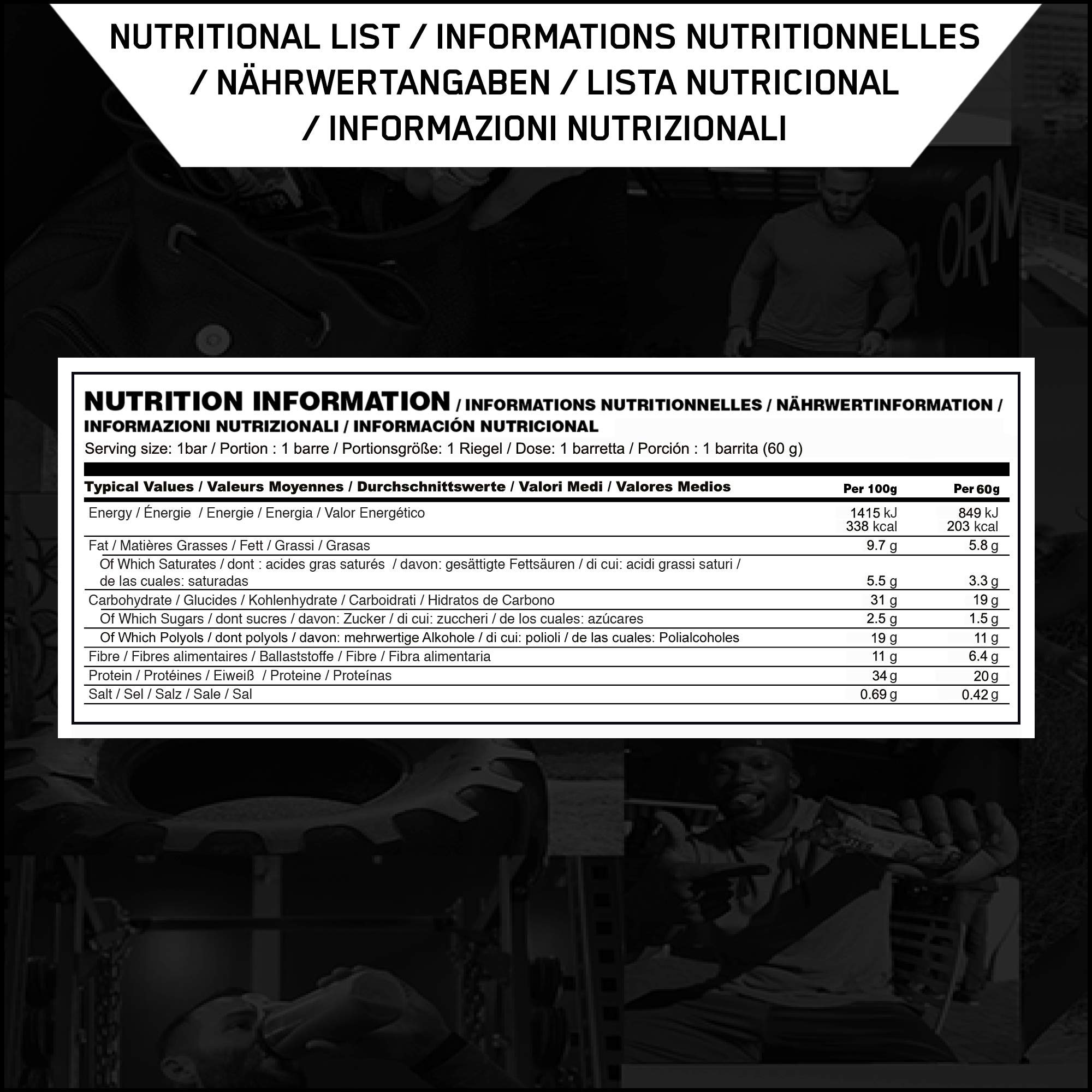 Optimum Nutrition ON Protein Bar - Low Carb, High Protein (20g) with Whey Isolate, No Added Sugar, Chocolate Caramel Flavor - 10 Pack (60g Each) | Perfect for Post-Workout Recovery & Healthy Snacking