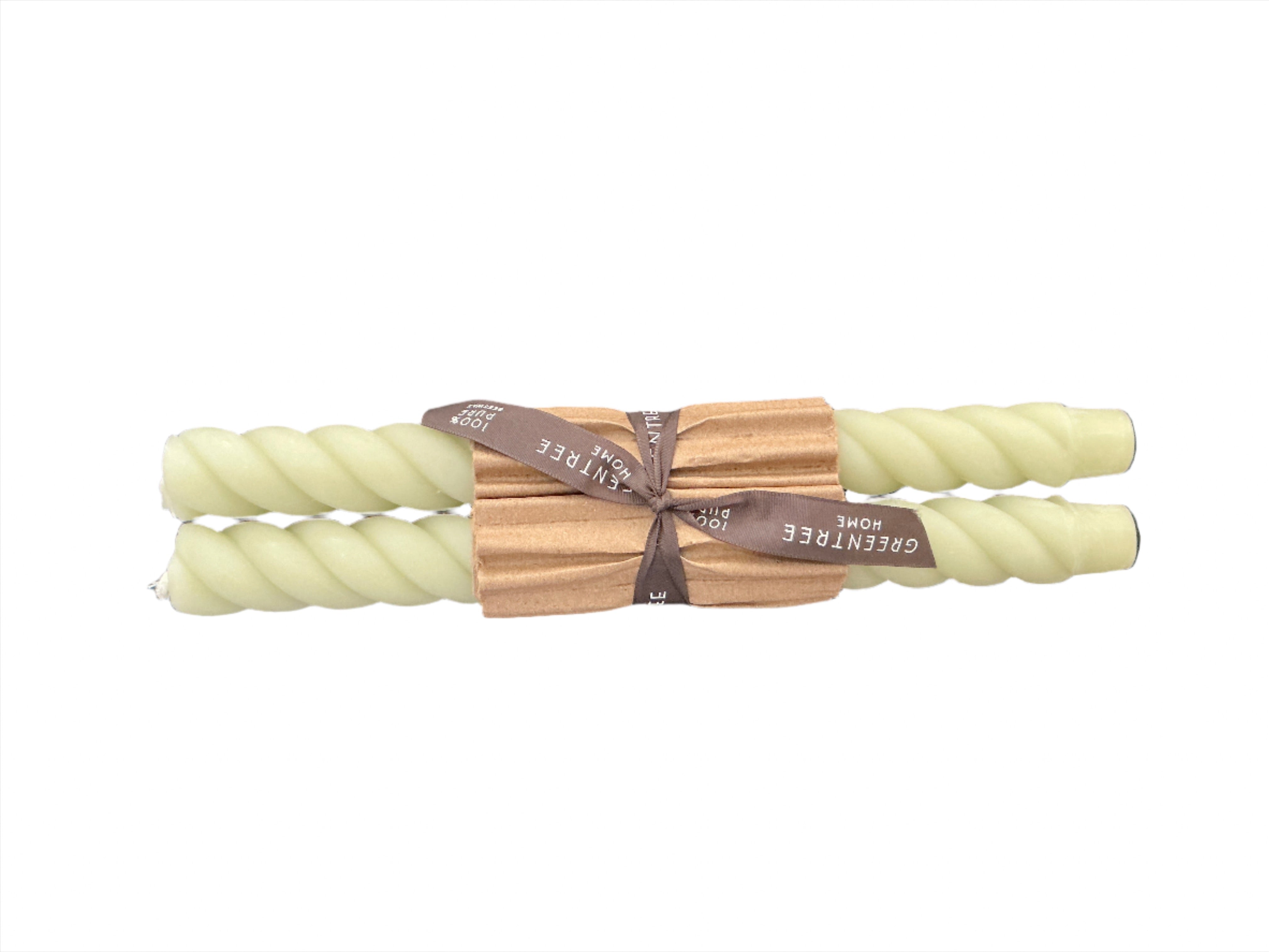 Greentree 10-Pack Natural Rope Taper Candles for Wedding, Dining & Home Decor – Eco-Friendly Dripless Candles for Romantic Ambiance