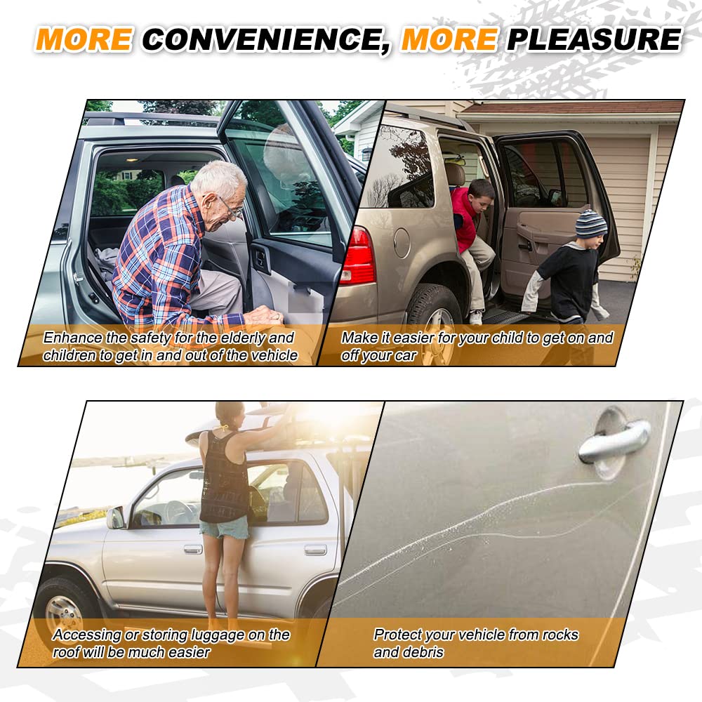 Snailfly Running Boards Side Step Compatible with Lexus RX350 RX350L RX450h RX450hL 2016-2022 - Durable Aluminum Alloy Nerf Bars for Off-Road & Daily Driving Protection