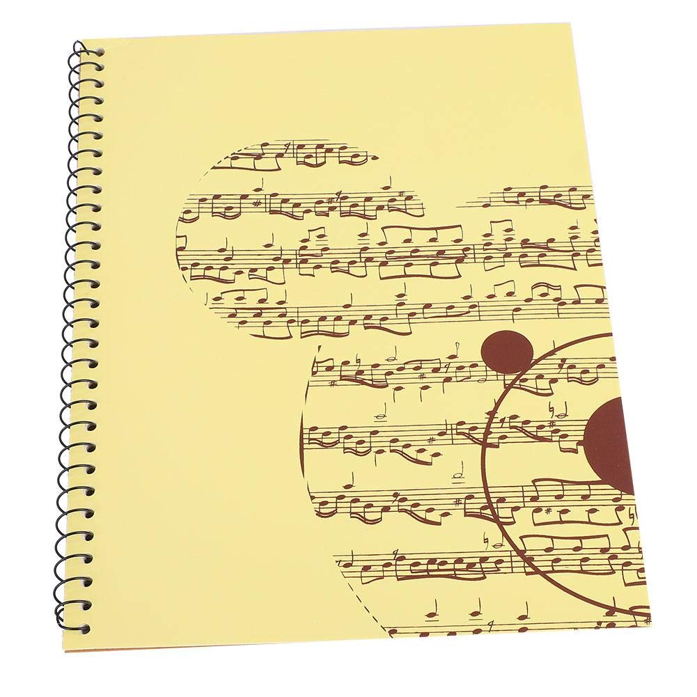 50 Pages Music Notebook - Blank Sheet Music Paper for Songwriters & Musicians | Perfect for Composing, Songwriting & Music Practice (Yellow Bear Pattern)